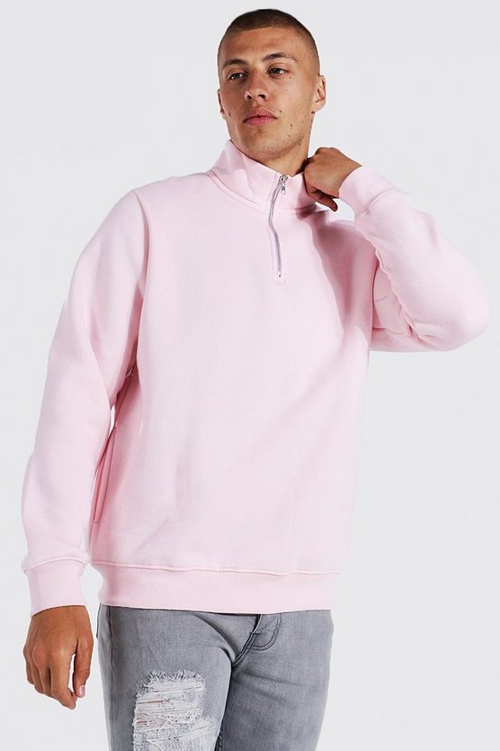 1/2 Zip Funnel Neck Sweatshirt