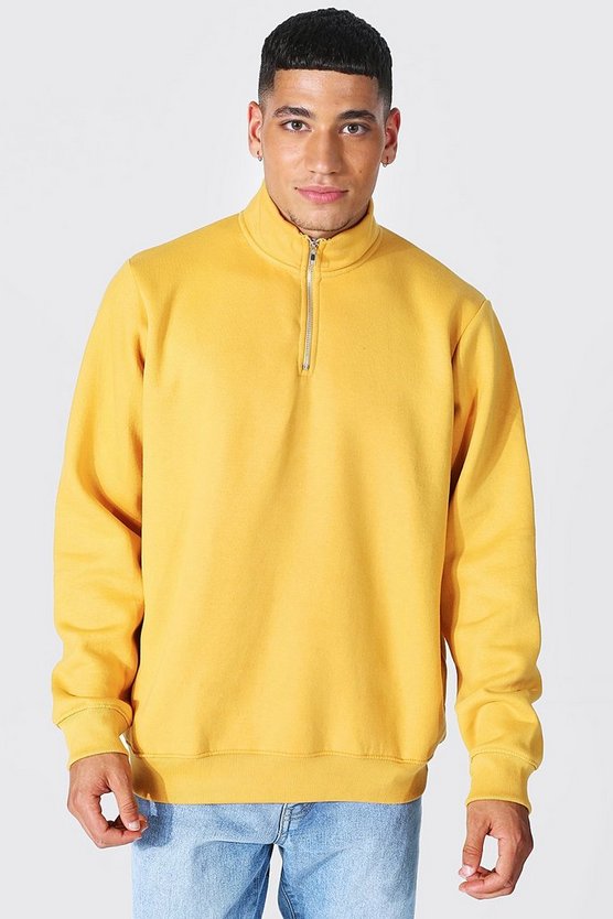 1/2 Zip Funnel Neck Sweatshirt