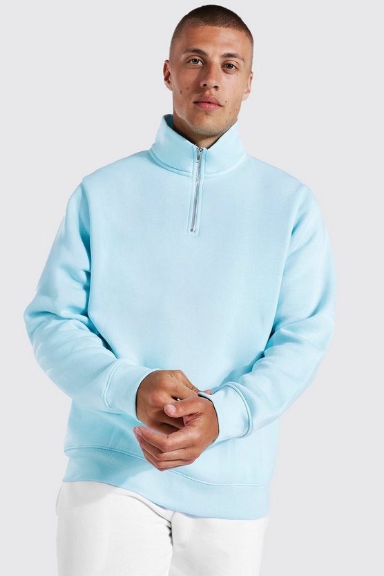 1/2 Zip Funnel Neck Sweatshirt