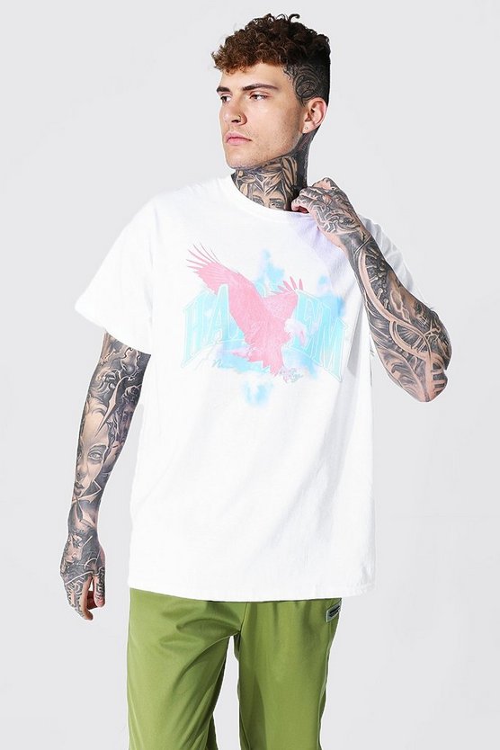 Oversized Harlem Graphic T-shirt 1 Oversized Harlem Graphic T-shirt