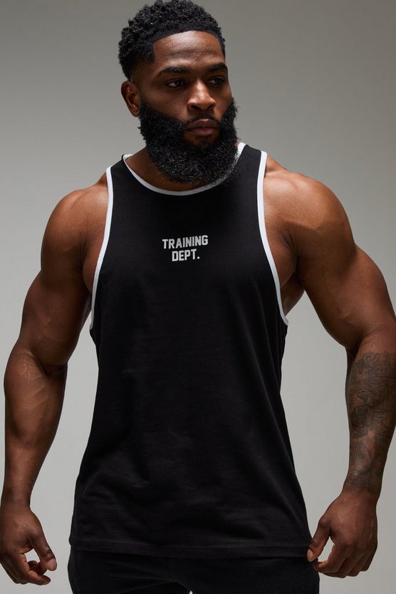 Man Active Training Dept Regular FitRinger Stringer Vest